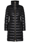 Herno Iconico Woman Puffer Midnight Blue Size 4 Polyamide In Black