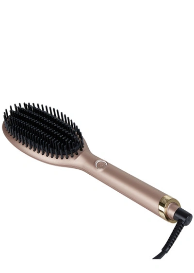 Ghd Glide Limited Edition Hot Brush In Sun-kissed Bronze In White