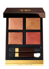 Tom Ford Eye Color Quad, Peach Dawn, Eyeshadow, Bold Smoky Eye, Sheer Sparkle Satin Shimmer And Matt In Peach Dawn