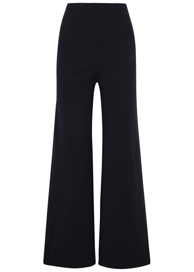 High Extraordinary Stretch-jersey Trousers In Black