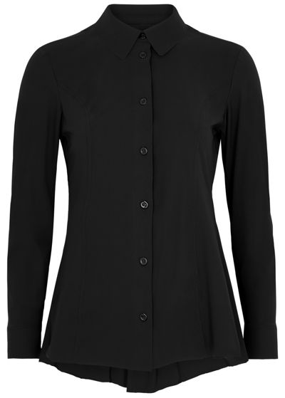 High Mention Stretch-jersey Shirt In Black