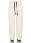 Moncler White Drawstring Lounge Pants In Off White