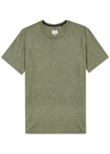 Rag & Bone Classic Flame Slub Cotton T-shirt In Khaki