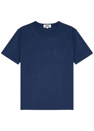 Ymc You Must Create Ymc Wild Slubbed Cotton T-shirt In Blue