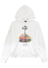 Palm Angels Douby Lost In Amazonia Hoodie In Off White