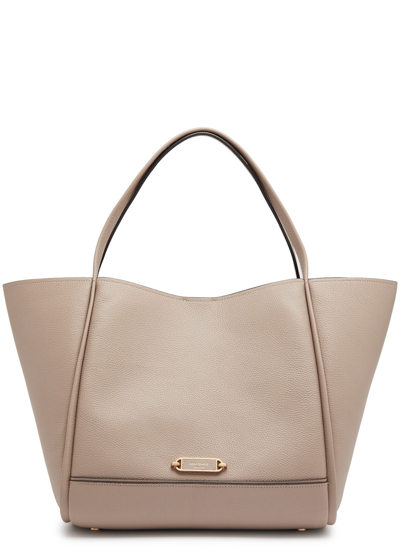 Kate Spade Gramercy Large Leather Tote In Taupe