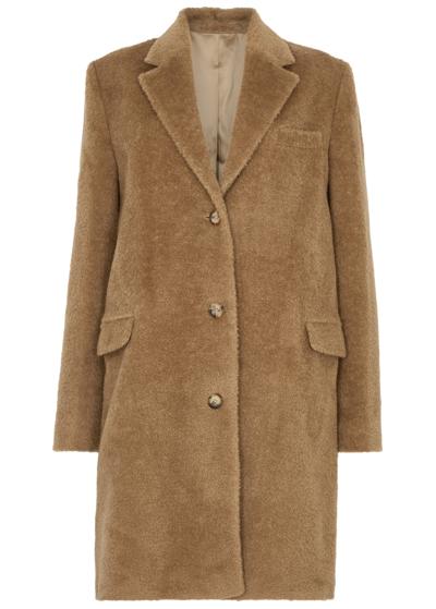 Totême Wool And Alpaca-blend Coat In Beige