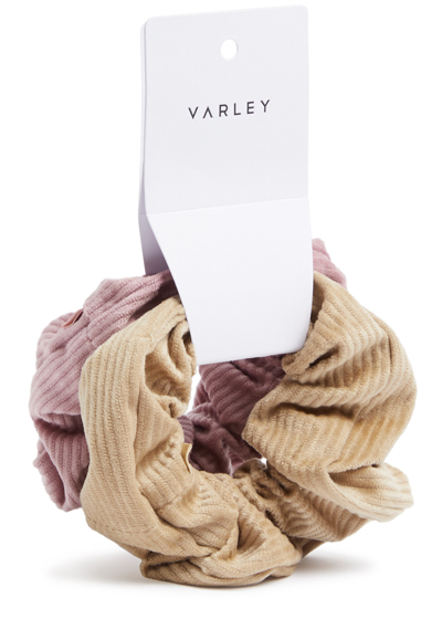 Varley Vista Corduroy Scrunchie In Grey