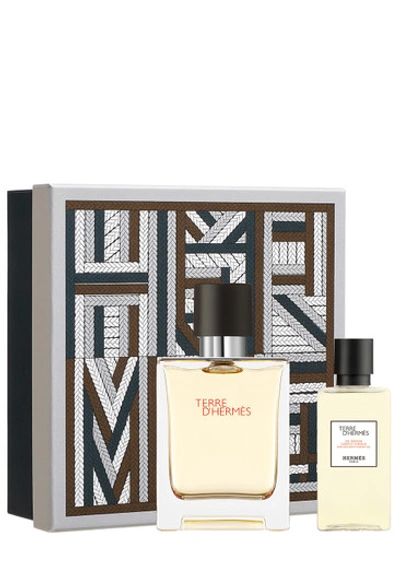 Hermes Terre D'hermès Gift Set Eau De Toilette 50ml In White