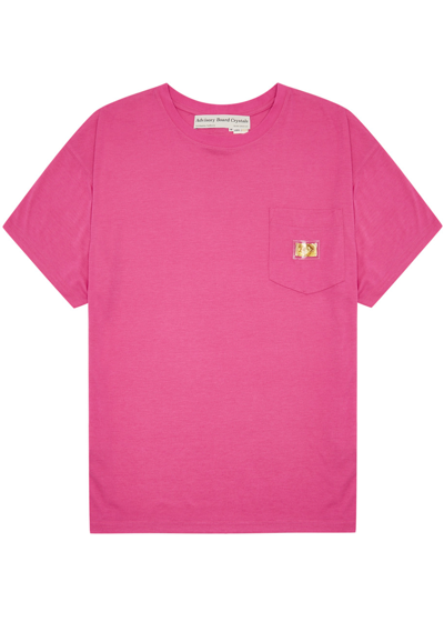 Advisory Board Crystals Logo Jersey T-shirt In Pink