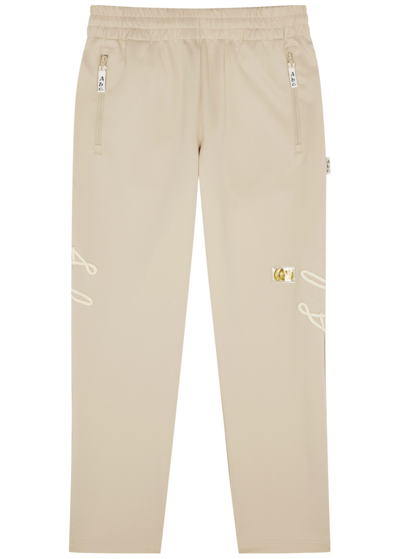 Advisory Board Crystals Logo-embroidered Stretch-jersey Track Trousers