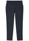 Paige Stafford Slim-fit Tapered Stretch-jersey Trousers In Pink