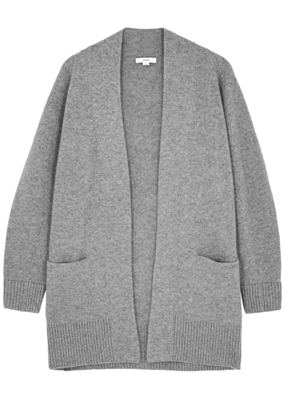 Vince Cashmere Cardigan In Grey