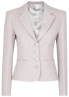 ALESSANDRA RICH SEQUIN-EMBELLISHED TWEED BLAZER