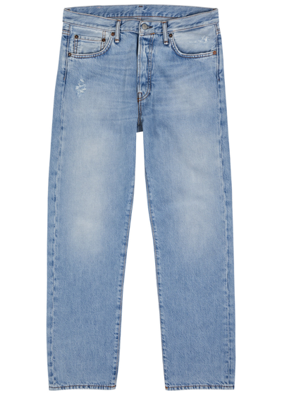 Acne Studios 1996 Distressed Straight-leg Jeans In Blue