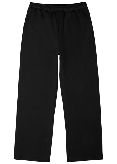 Acne Studios Fratt Cotton-blend Sweatpants In Black