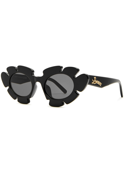 Loewe X Paula's Ibiza Cat-eye Sunglasses In Black