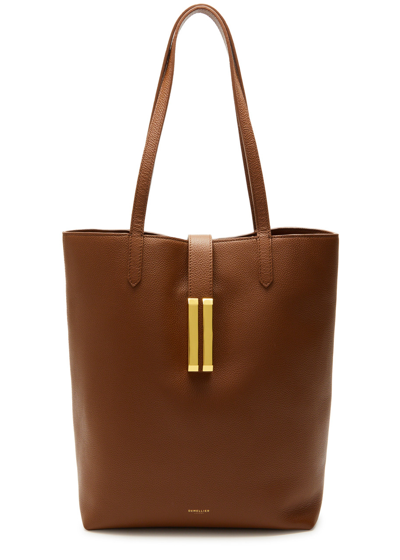 Demellier Vancouver Leather Tote In Tan