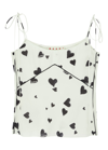 Marni Printed Top In White