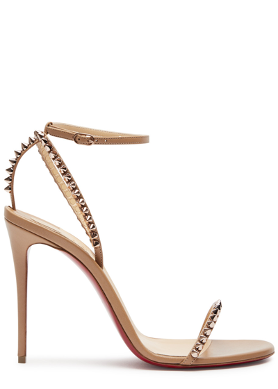 CHRISTIAN LOUBOUTIN CHRISTIAN LOUBOUTIN SO ME 100 STUDDED LEATHER SANDALS