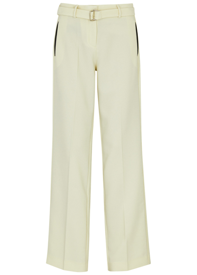 Paris Georgia Off-white Basil Trousers In Cream