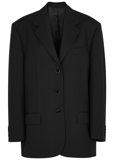 Acne Studios Juylie Oversized Blazer In Black