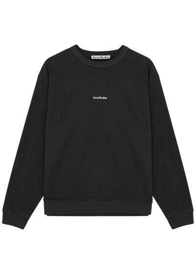 ACNE STUDIOS ACNE STUDIOS EDI LOGO-PRINT COTTON SWEATSHIRT