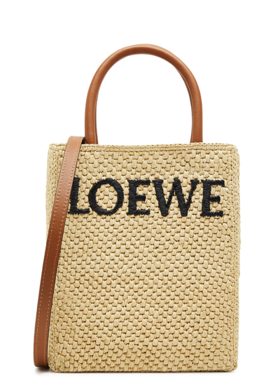 Loewe Small Woven Raffia Tote, Bag, Natural