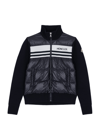 MONCLER KIDS LOGO SHELL AND WOOL CARDIGAN (12-14 YEARS)