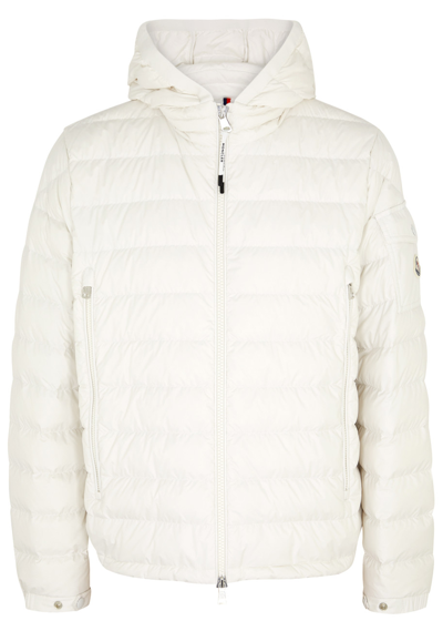 Moncler Galion Quilted Shell Jacket In Cream