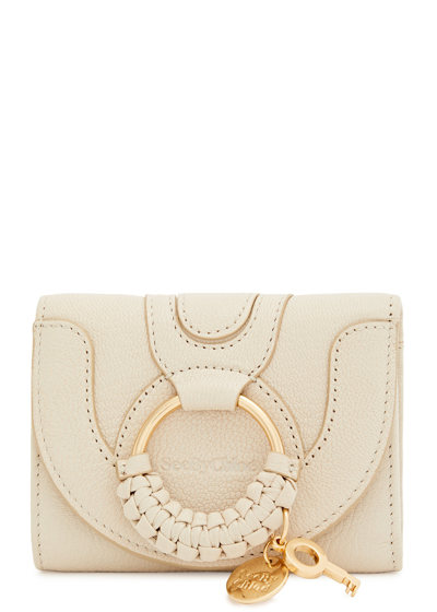 See By Chloé Hana Leather Wallet In Neutral