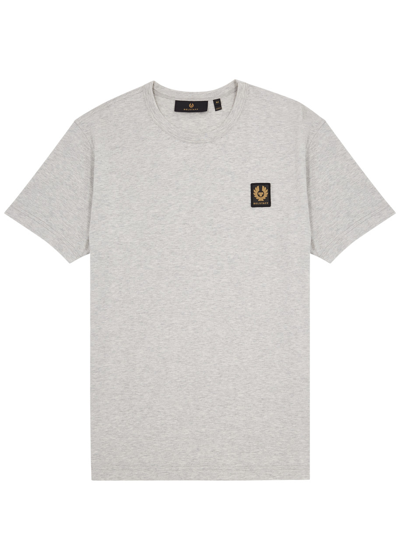 Belstaff Logo Cotton T-shirt In Grey