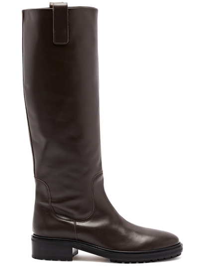 Aeyde Henry Boots In Moka