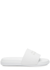 Alexander Mcqueen Logo Slide Sandal In White