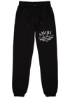 Amiri Logo Printed Drawstring Sweatpants In Black