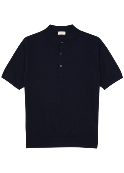 Dries Van Noten Maurice Wool Polo Shirt In Black