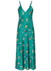 JESSICA RUSSELL FLINT NOWRUZ PRINTED STRETCH-SILK NIGHTDRESS