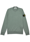 Stone Island Logoed Sweatshirt In Green