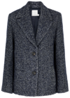 Christopher Esber Luminary Wool-blend Coat In Black