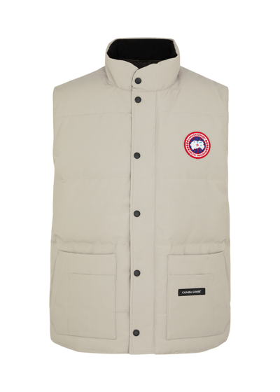 Canada Goose Freestyle Quilted Artic-tech Gilet In Beige
