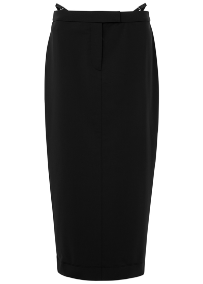 Alexander Wang T Black G-string Maxi Skirt