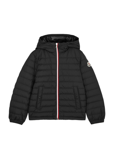 Moncler Kids Alim Quilted Shell Jacket (8-10 Years) In Black