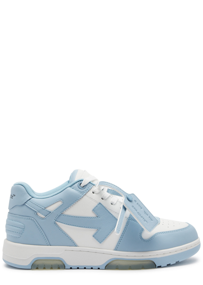 Off-white Off White Out-off-office Leather Sneakers In Multi