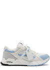 Off-white Kick Off Panelled Leather Sneakers In White
