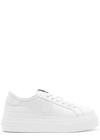 GIVENCHY CITY LEATHER PLATFORM SNEAKERS