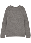 Totême Llama Wool-blend Sweater In Grey