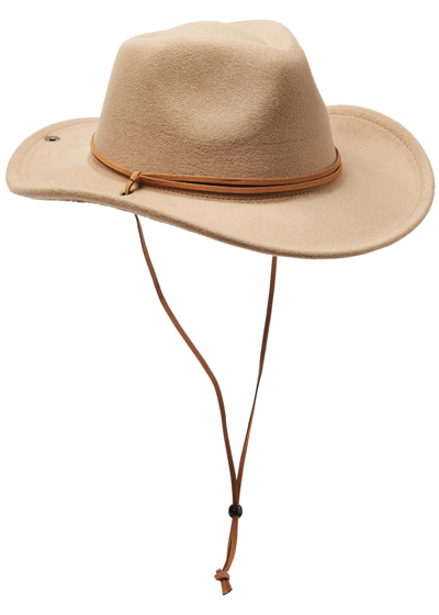 Free People Vineyard Felt Cowboy Hat In Brown