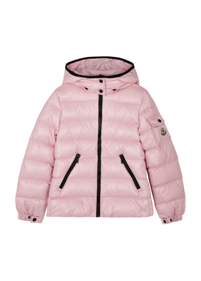 Moncler Kids Bady Quilted Shell Jacket (8-10 Years) In Pink