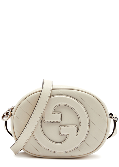 Gucci Blondie Leather Cross-body Bag In Neutral