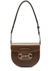 Gucci Horsebit 1955 Rounded Shoulder Bag In Brown
